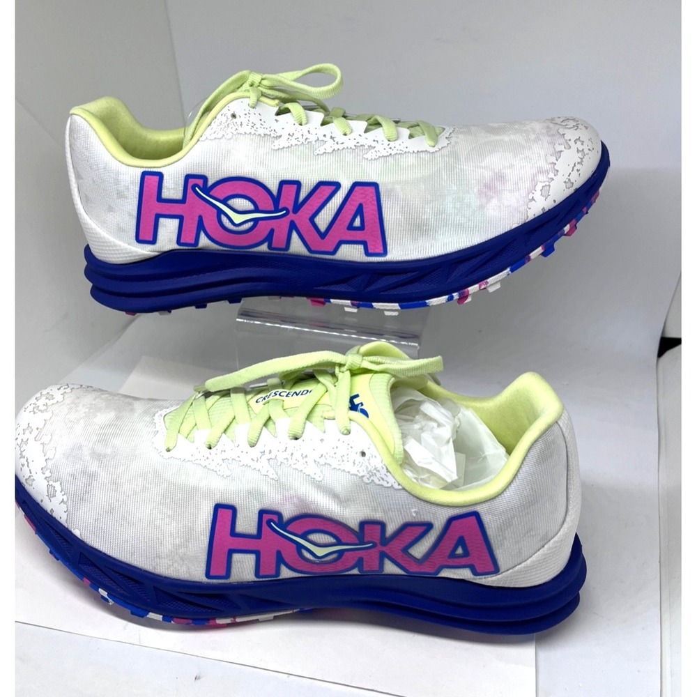 Hoka Crescendo XC Blueberry Stripe GOLF Shoes Women 12.5 Men 11 NEW